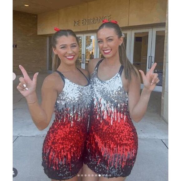 ✨ Sequin Ombre Sparkly Sexy Bodycon Spaghetti Strap Party Dress SIZE XL NEW - Picture 14 of 17